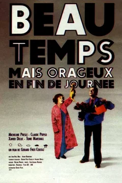 Affiche du film Beau temps mais orageux en fin de journée
