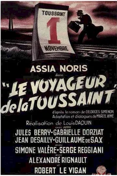 Affiche du film = Le voyageur de la Toussaint