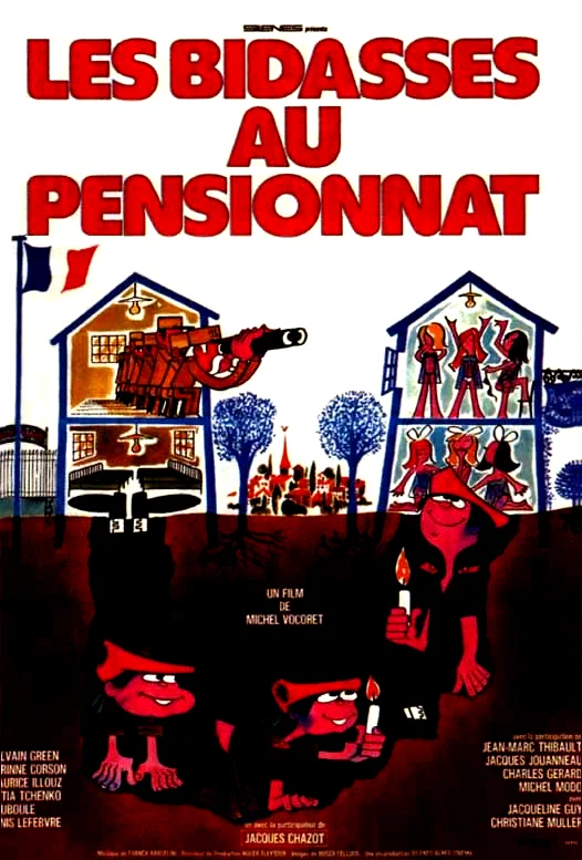 Affiche du film : Les bidasses au pensionnat