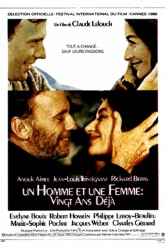Affiche du film Un homme et une femme, 20 ans déjà