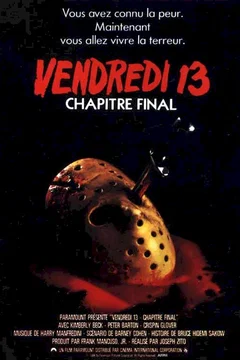 Affiche du film Vendredi 13, chapitre IV : le chapitre final