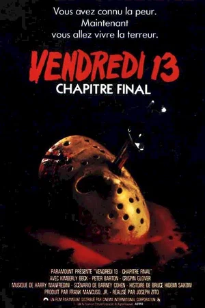 Affiche du film : Vendredi 13, chapitre IV : le chapitre final