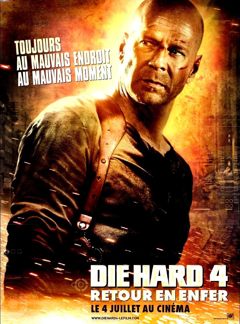 Affiche du film : Die hard 4 : retour en enfer