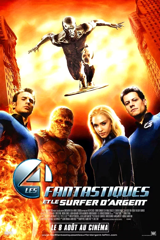 Affiche du film : Les 4 fantastiques et le surfer d'argent