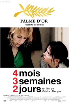 Affiche du film 4 mois, 3 semaines, 2 jours