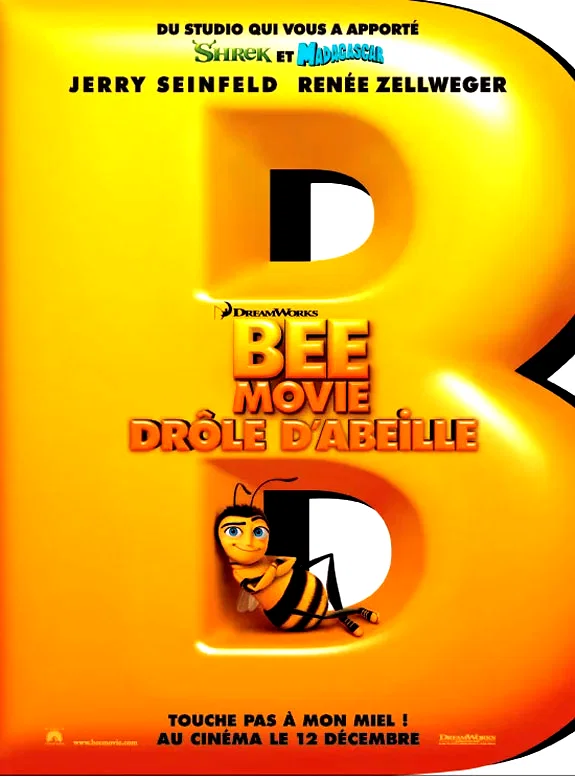 Affiche du film : Bee movie, drôle d'abeille