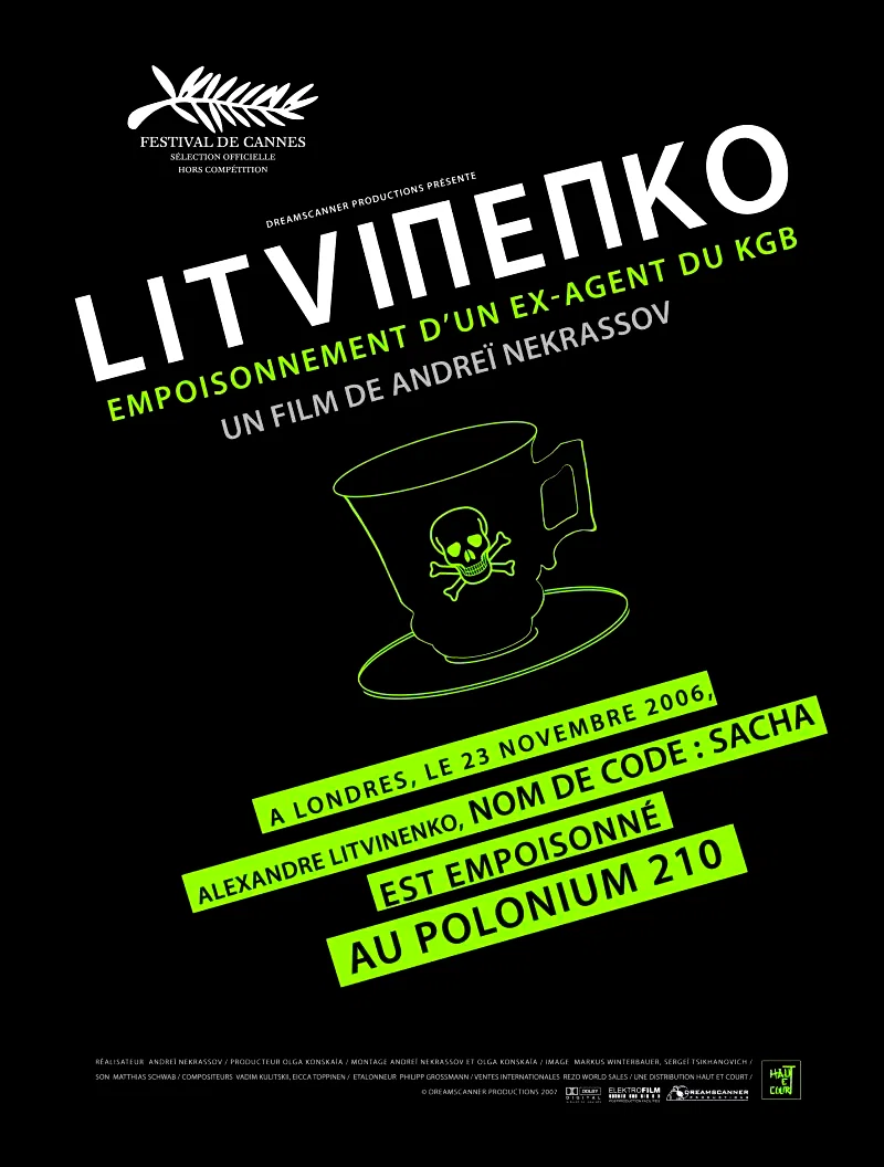 Affiche du film : Litvinenko, empoisonnement d'un ex agent du KGB