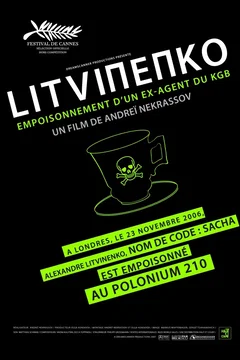 Affiche du film Litvinenko, empoisonnement d'un ex agent du KGB