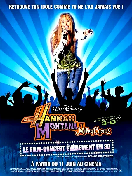 Affiche du film : Hannah Montana et Miley Cyrus : le concert événement en 3 D