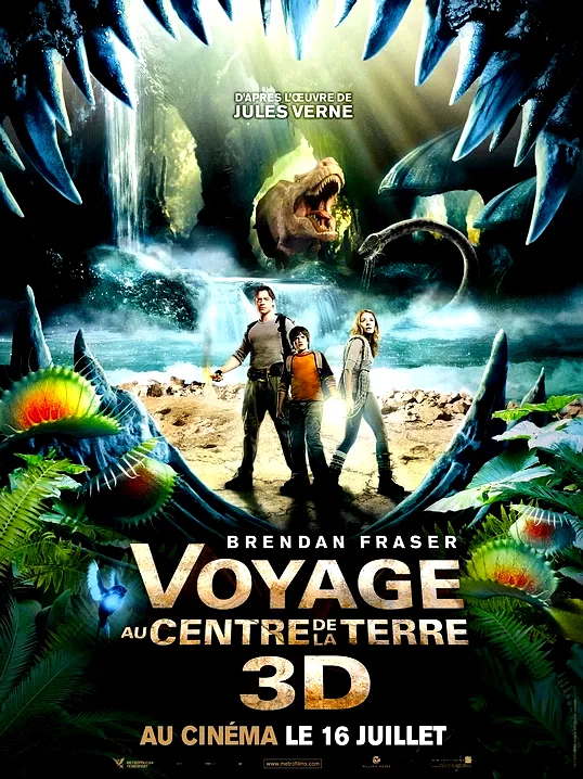 Affiche du film : Voyage au centre de la Terre - 3D