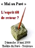Affiche du film : Mai au Pavé