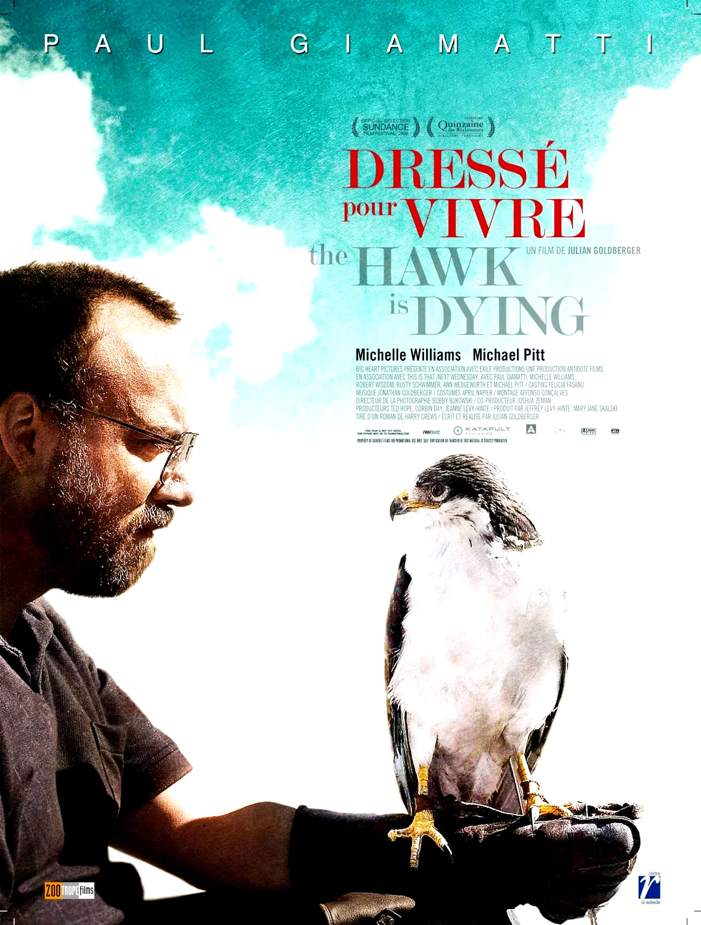 Affiche du film : The hawk is dying, dressé pour vivre