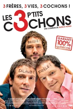 Affiche du film = Les trois p'tits cochons