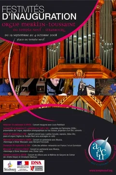 Affiche du film Inauguration de l'Orgue de la Paroisse du Temple Neuf