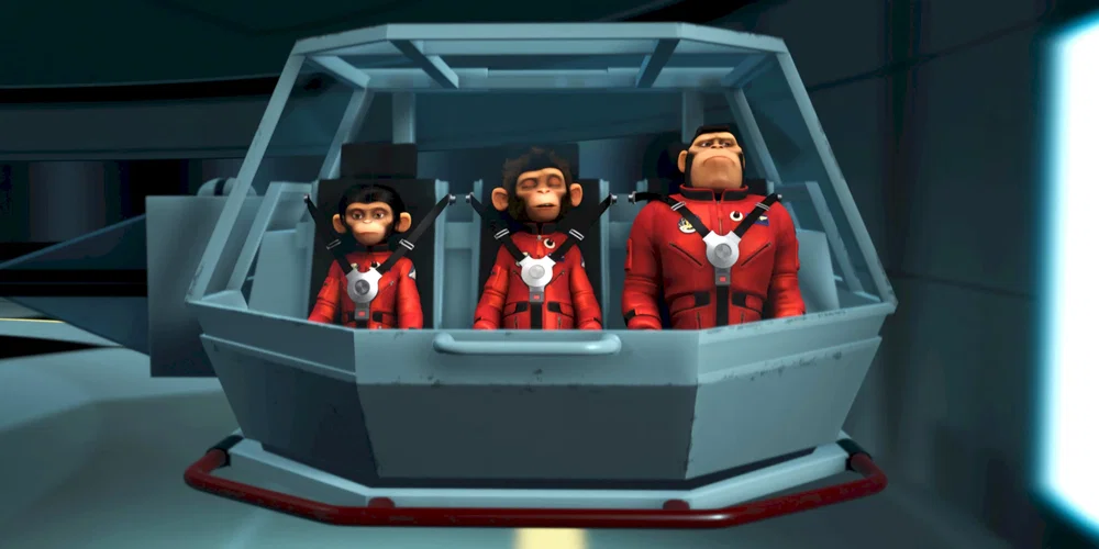 Photo du film : Les Chimpanzés de l'espace