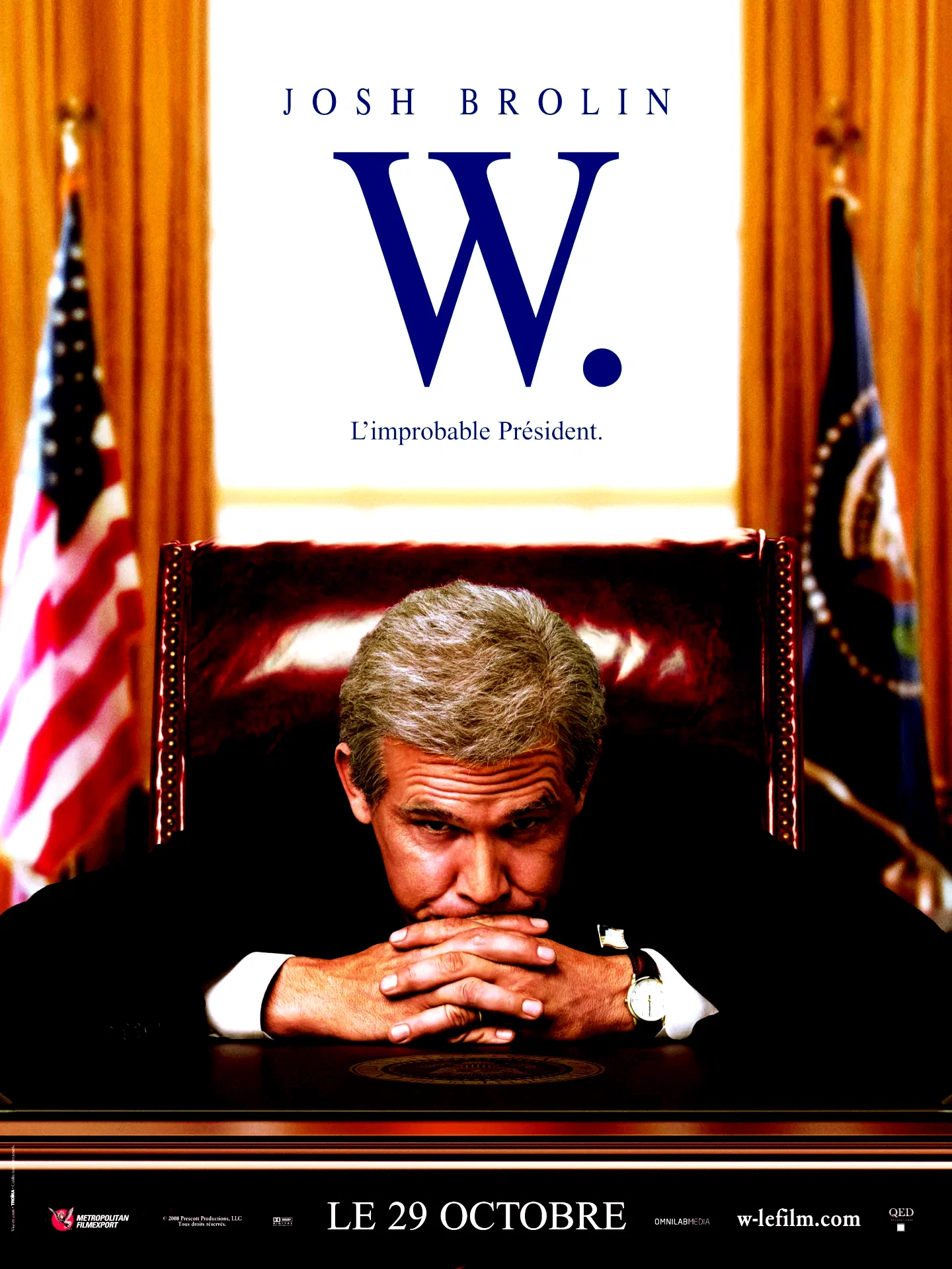 Affiche du film : W. L'improbable président 