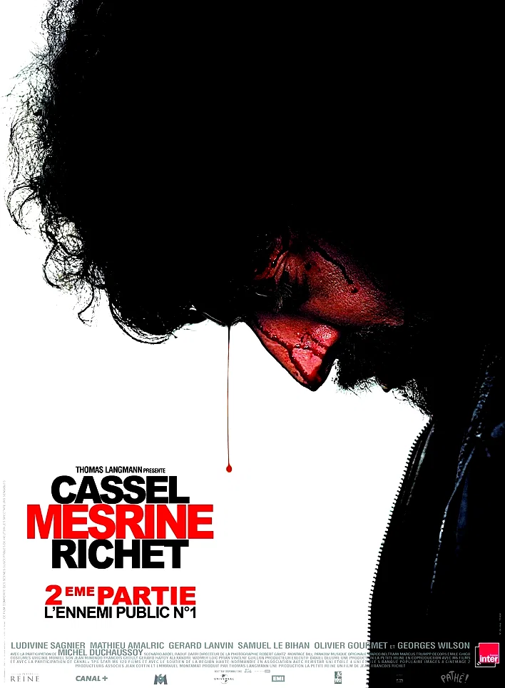 Affiche du film : Mesrine : l'ennemi public N°1