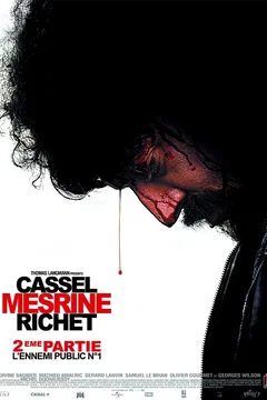 Affiche du film = Mesrine : l'ennemi public N°1
