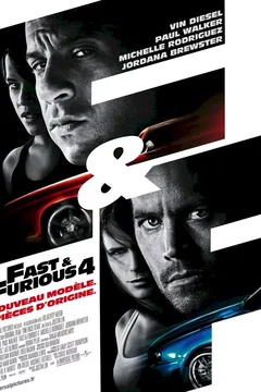 Affiche du film Fast & Furious 4