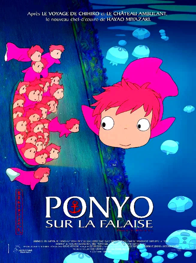 Affiche du film : Ponyo sur la falaise