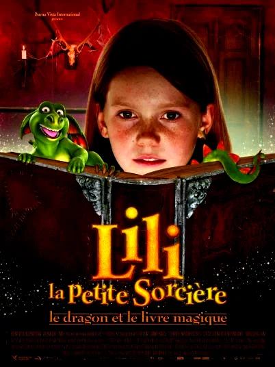 Affiche du film : Lili la petite sorcière, le dragon et le livre magique