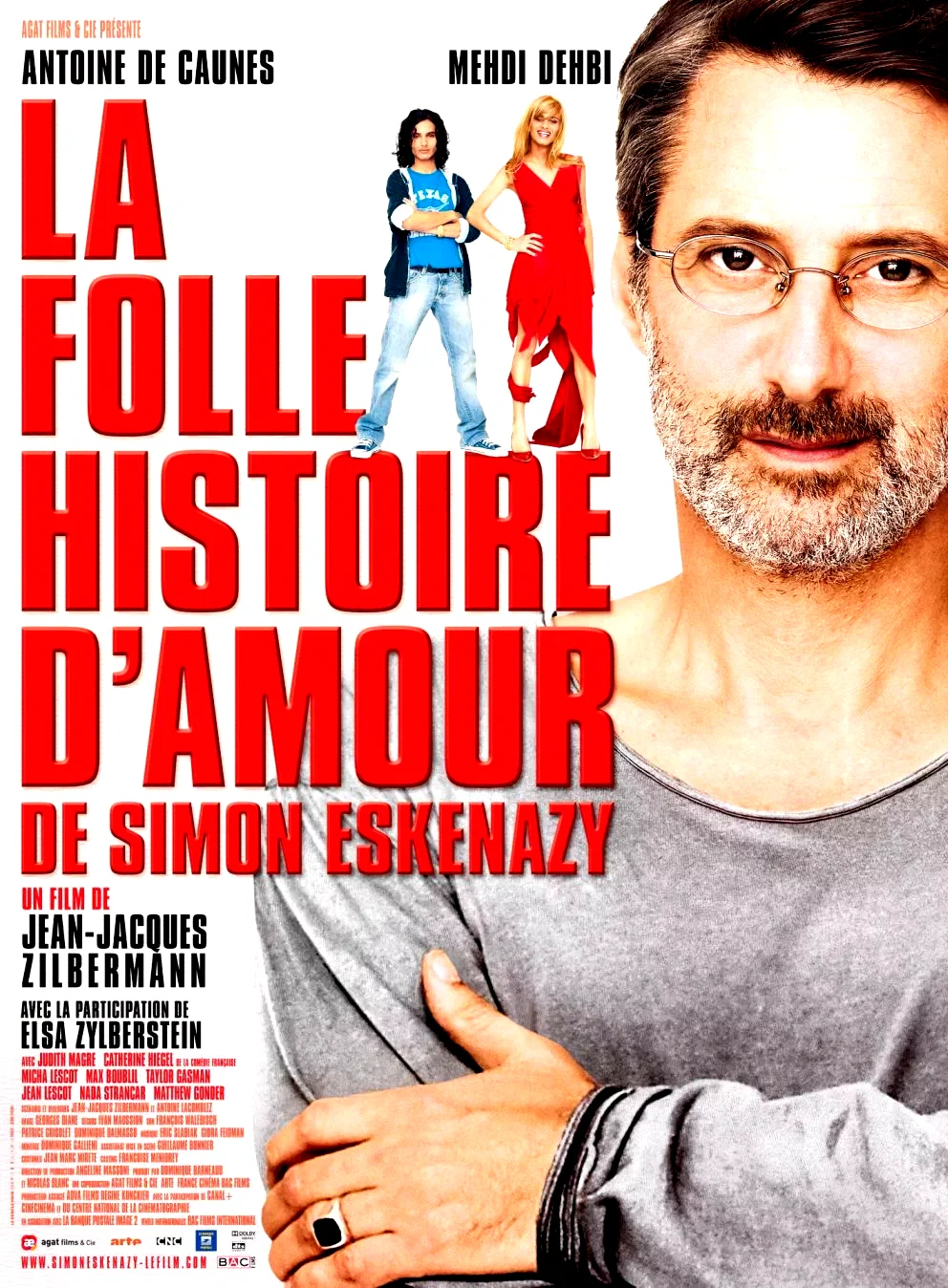 Affiche du film : La Folle Histoire d'Amour de Simon Eskenazy