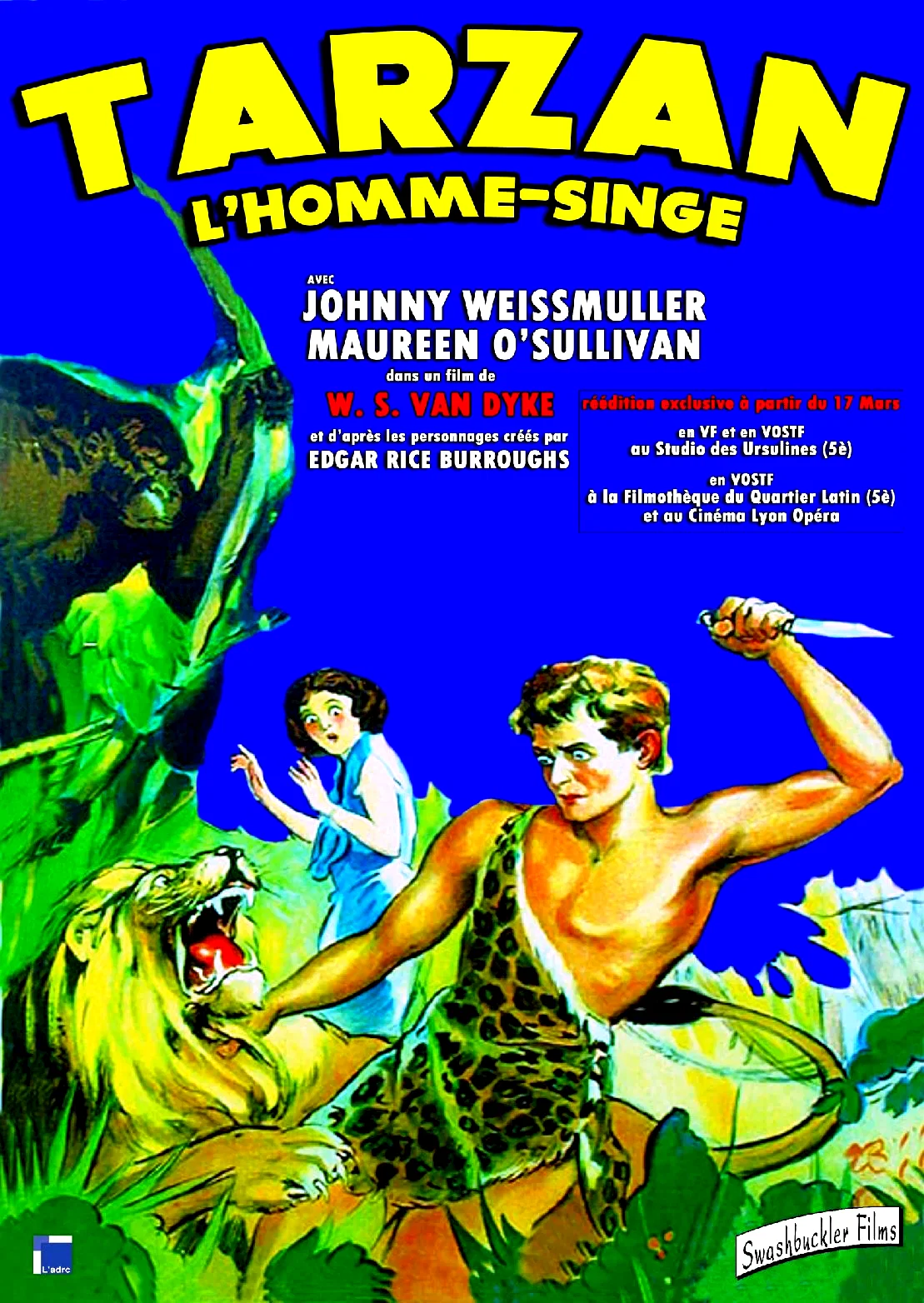 Affiche du film : Tarzan, l'homme singe