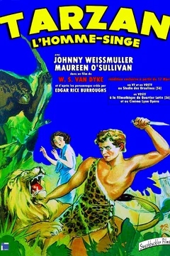 Affiche du film = Tarzan, l'homme singe