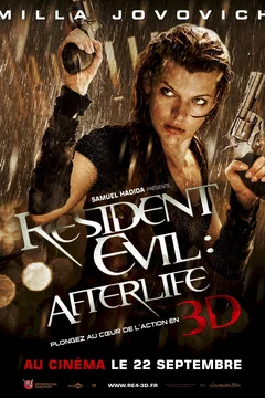 Affiche du film Resident Evil : Afterlife 3D