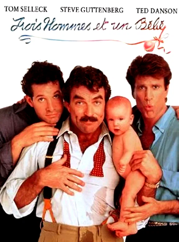 Affiche du film : Trois hommes et un bebe