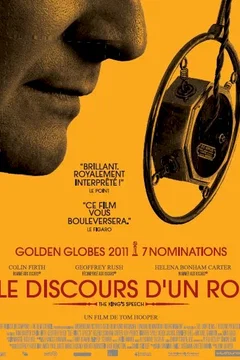 Affiche du film = Le Discours d'un roi 