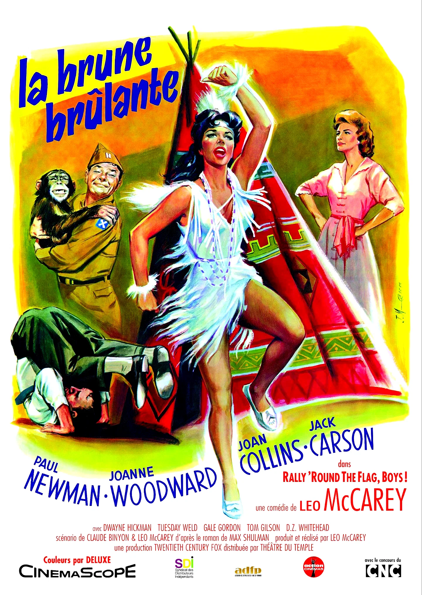 Affiche du film : La Brune brûlante