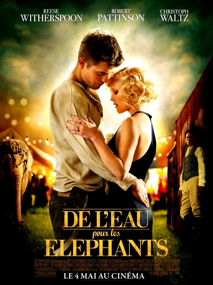 Affiche du film : De l'eau pour les éléphants