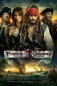 Affiche du film = Pirates des Caraïbes : la fontaine de Jouvence