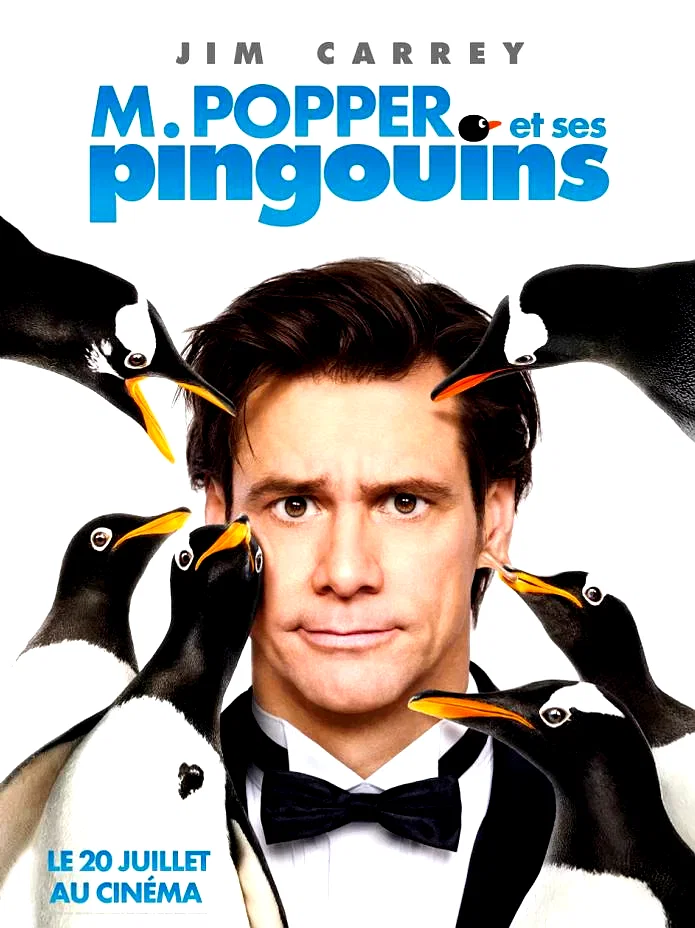 Affiche du film : M. Popper et ses pingouins