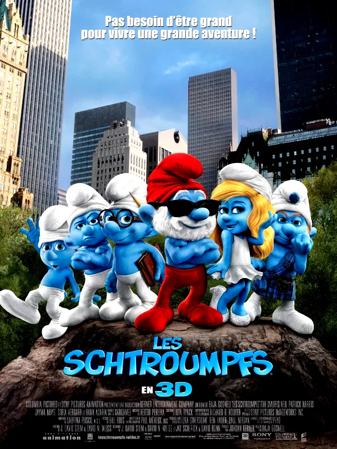 Affiche du film : Les Schtroumpfs (3D)