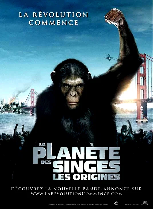 Affiche du film : La planète des singes : les origines 