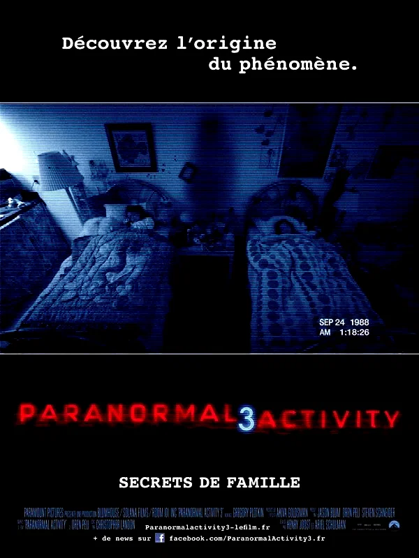 Affiche du film : Paranormal Activity 3