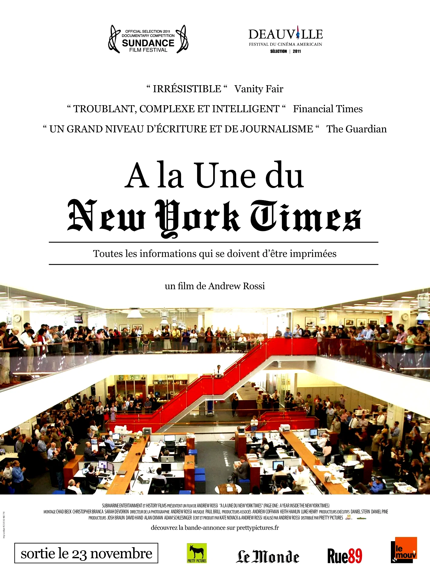 Affiche du film : A la une du New-York Times