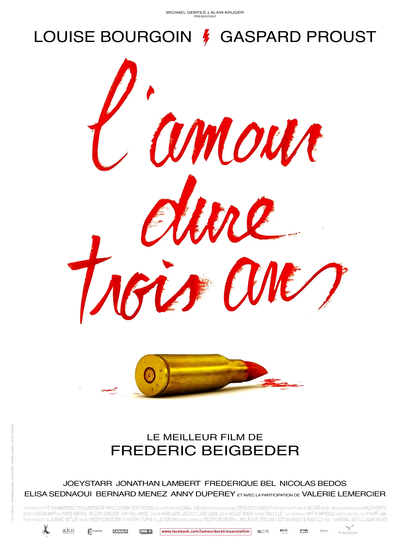 Affiche du film : L'Amour dure trois ans
