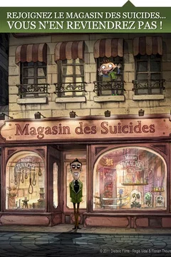 Affiche du film = Le magasin des suicides