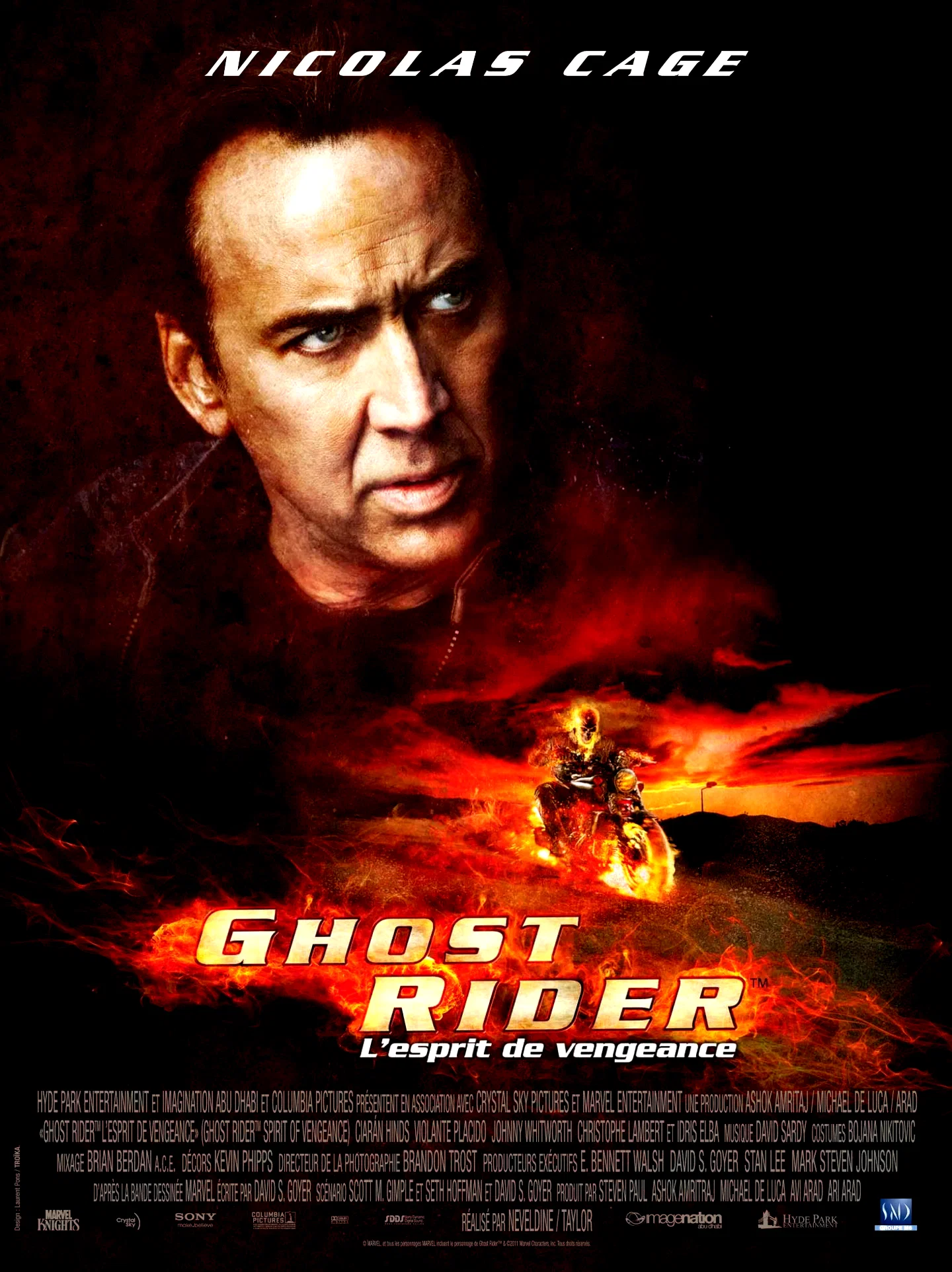 Affiche du film : Ghost Rider : l'Esprit de Vengeance