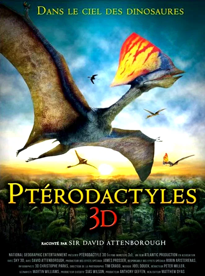 Affiche du film : Ptérodactyles 3D : Dans le ciel des dinosaures 