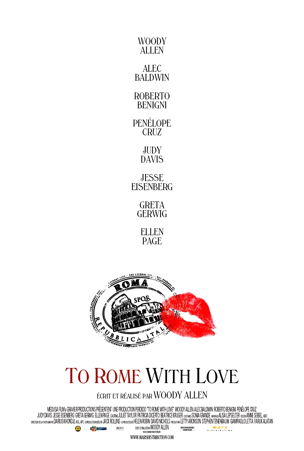Affiche du film : To Rome with Love