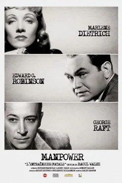 Affiche du film Manpower - L'entraineuse fatale