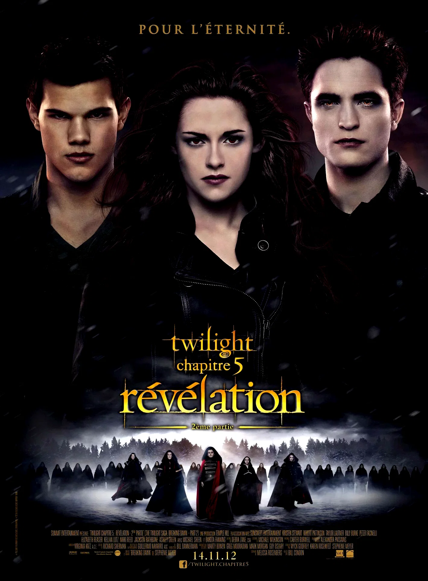 Affiche du film : Twilight, chapitre 5 : Révélation - Deuxième partie