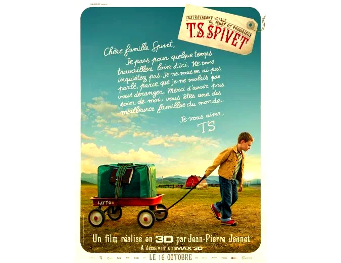 Affiche du film : L'extravagant Voyage du jeune et prodigieux T.S Spivet