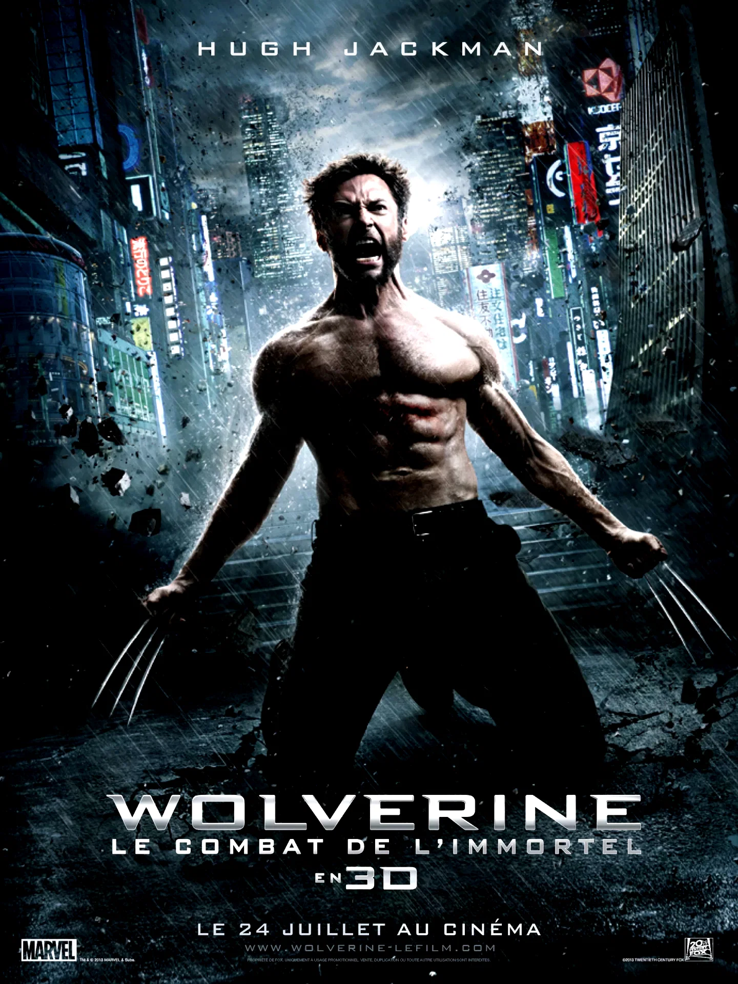 Affiche du film : Wolverine : le combat de l'immortel
