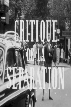 Affiche du film Critique de la séparation