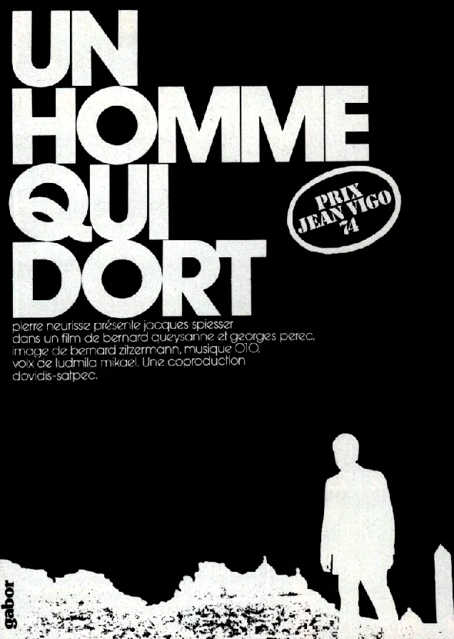 Affiche du film : Un homme qui dort
